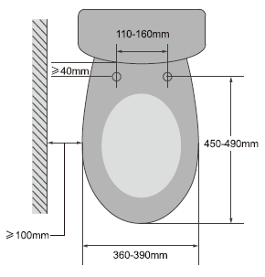 STELLA BACK TO WALL | RIMLESS TOILET WITH SMART SEAT