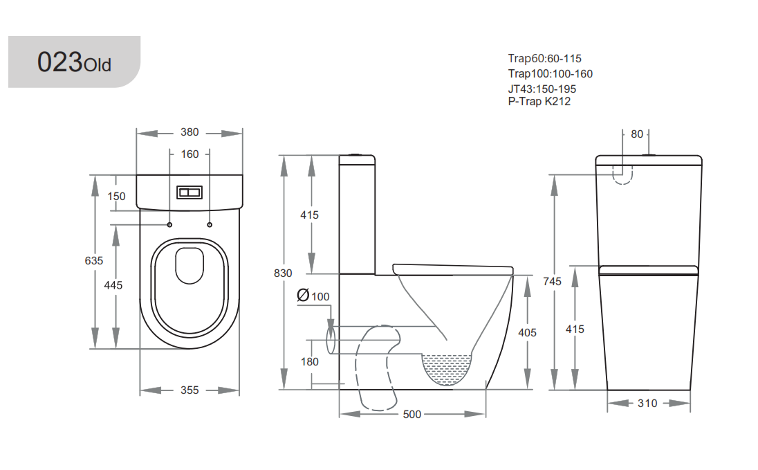 ROLA | BOX RIM PAN TOILET SUITE