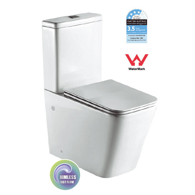 FLORENCE | RIMLESS BACK TO WALL TOILET SUITE