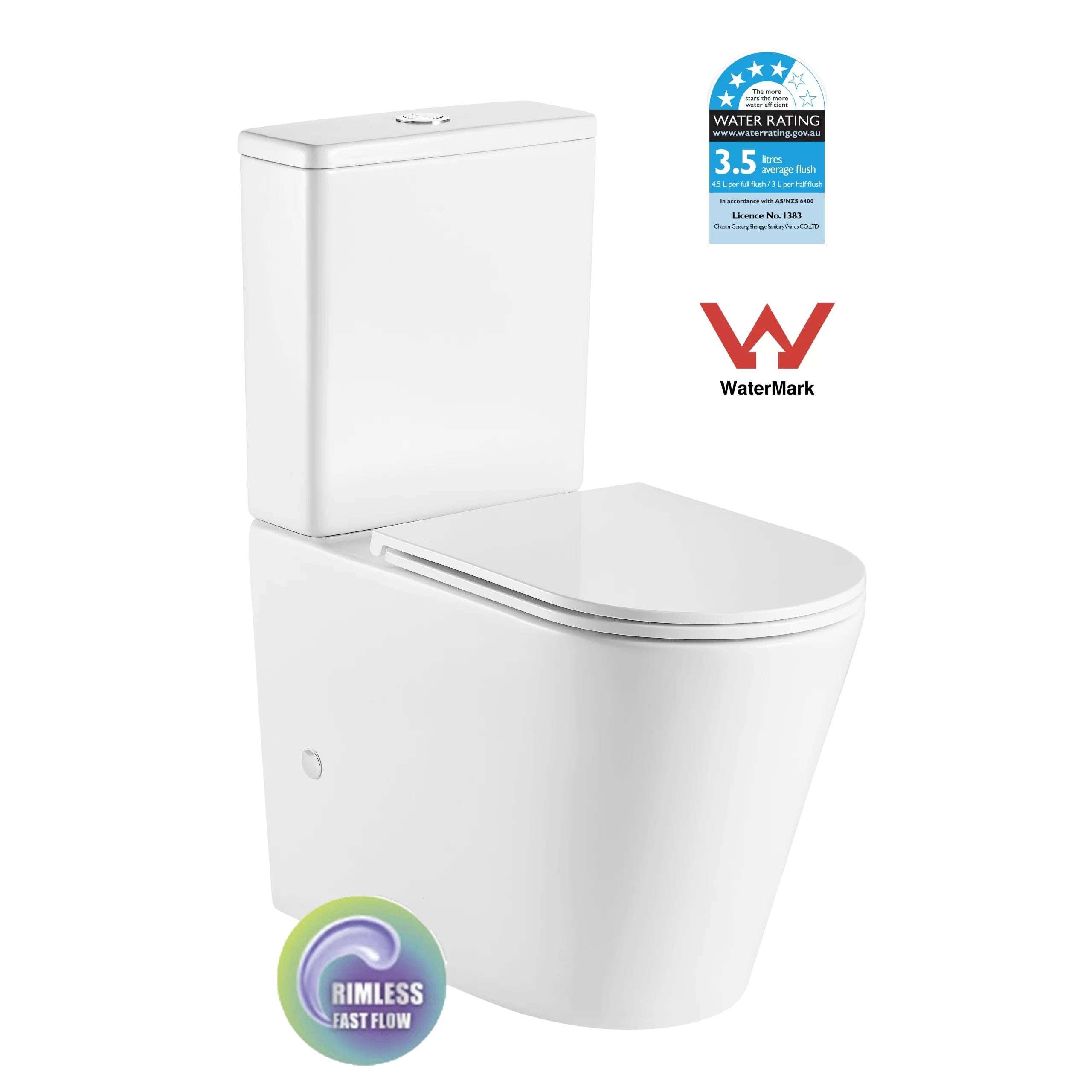 ATLANTA RIMLESS BACK TO WALL TOILET SUITE