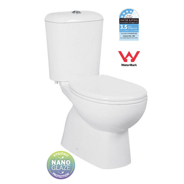 YORK | CLOSE COUPLE TOILET SUITE ( UNIVERSAL INLET)