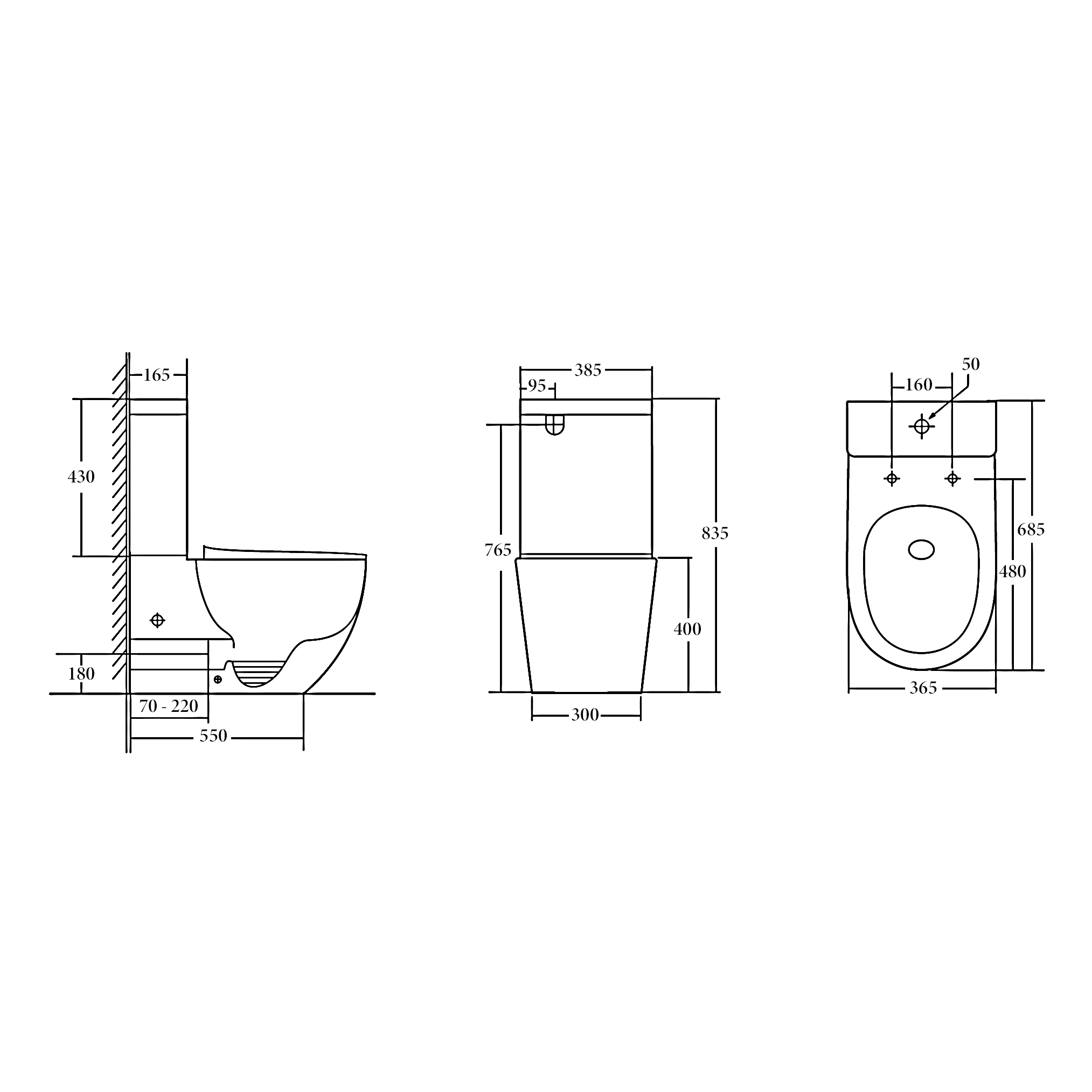 TOULOUSE | TORNADO BACK TO WALL TOILET SUITE