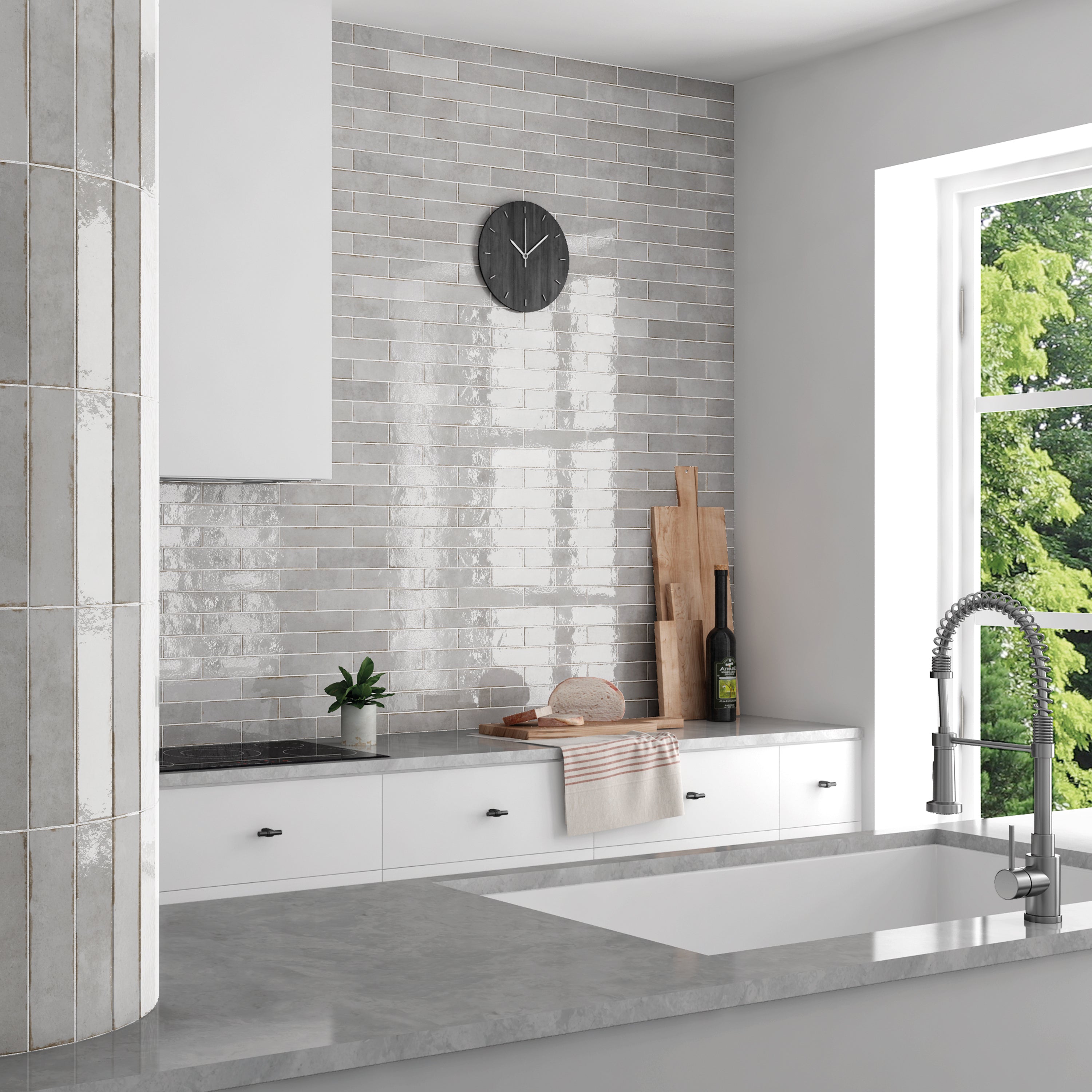 TRIBECA | GREY WHISPER GLOSS | PORCELAIN | 60X246X9MM