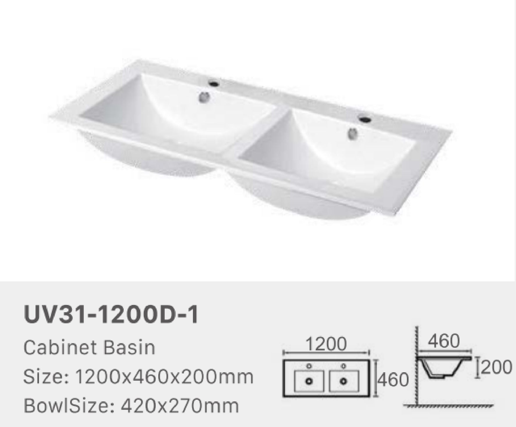 CERAMIC TOP | GLOSS WHITE | 1200D