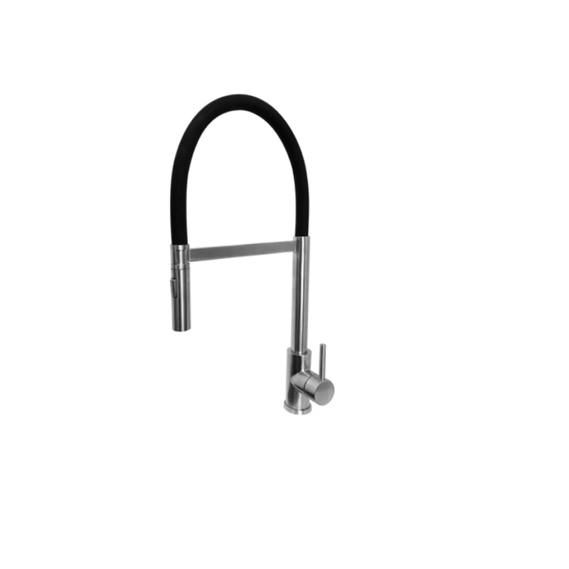 BELUCCI SINK MIXER WITH FLEXI BLACK HOSE