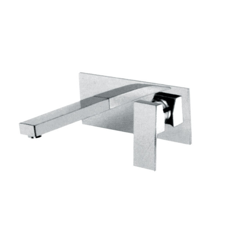 DALLAS | WALL MIXER WITH SPOUT | CHROME