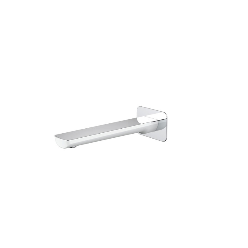 LONDON | WALL MOUNTED BATH SPOUT | CHROME & WHITE