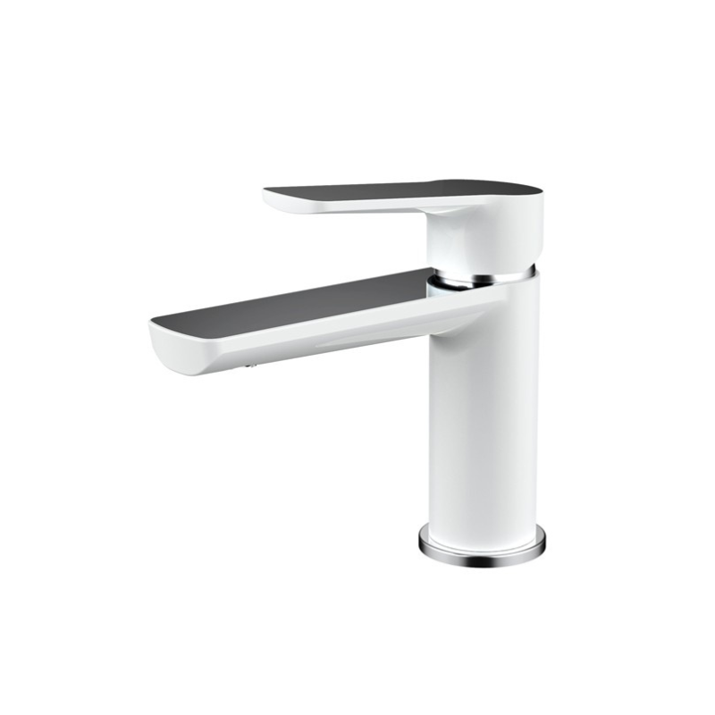 LONDON | BASIN MIXER |CHROME & WHITE