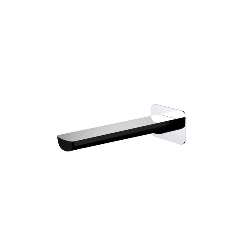 VIENNA | WALL MOUNTED BATH SPOUT | CHROME & BLACK