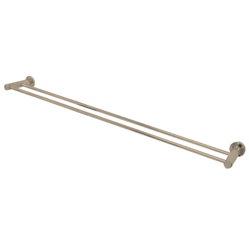 CAPRI | 850MM DOUBLE TOWEL RAIL | BRUSHED NICKEL