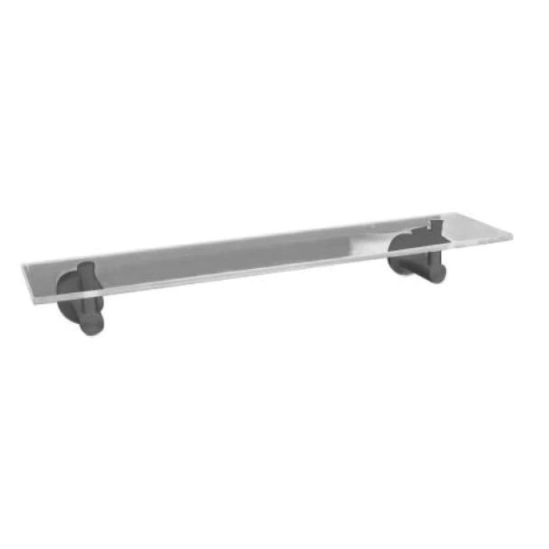 CAPRI | GLASS | SHOWER SHELF | MATT BLACK