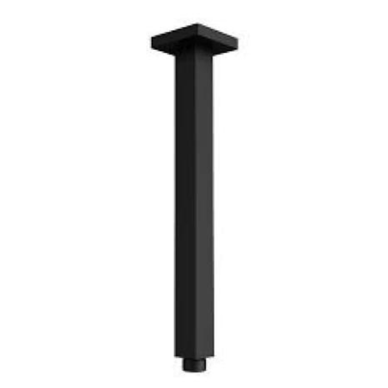 ELBA | 300MM CEILING MOUNTED ARM | MATTE BLACK