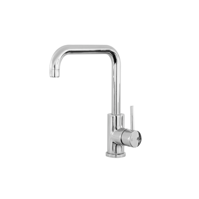 MILAN 6 STAR PIN LEVERSQUARED NECK GOOSENECK SINK MIXER