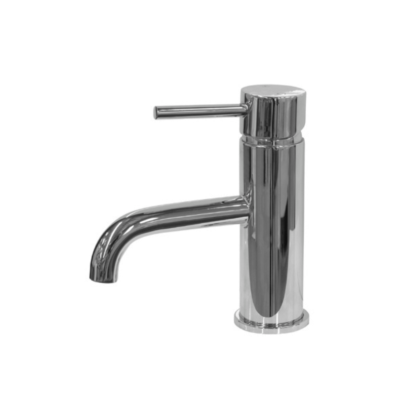 MILAN PIN LEVER CURVED SPOUT BASIN MIXER
