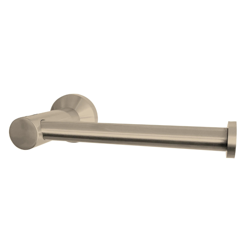 CAPRI | STRAIGHT TOILET ROLL HOLDER | BRUSHED NICKEL