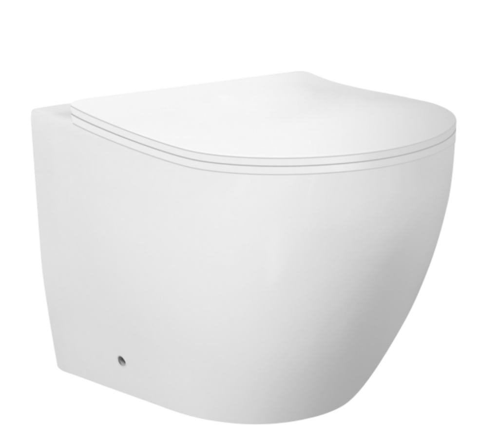 VENUS FLOOR PAN | R&T CISTERN | ROUND BLACK | IN-WALL TOILET SUITE