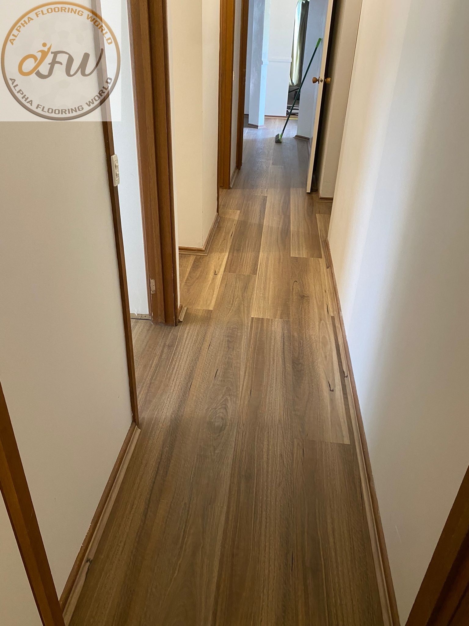 ALPHA 5Gi SPC HYBRID | 1800X230X7.5mm | SPOTTED GUM