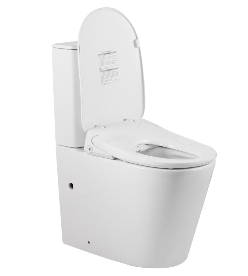 ZERO | BACK TO WALL | RIMLESS TOILET WITH SMART BIDET SEAT