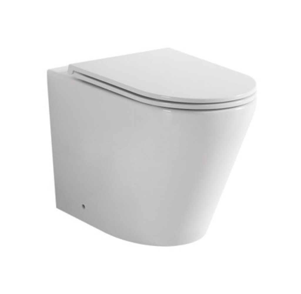 JAVA FLOOR PAN | R&T CISTERN | SQUARE GUN METAL | IN-WALL TOILET SUITE