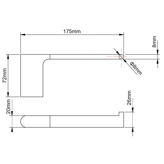 AU SERIES | TOILET ROLL HOLDER