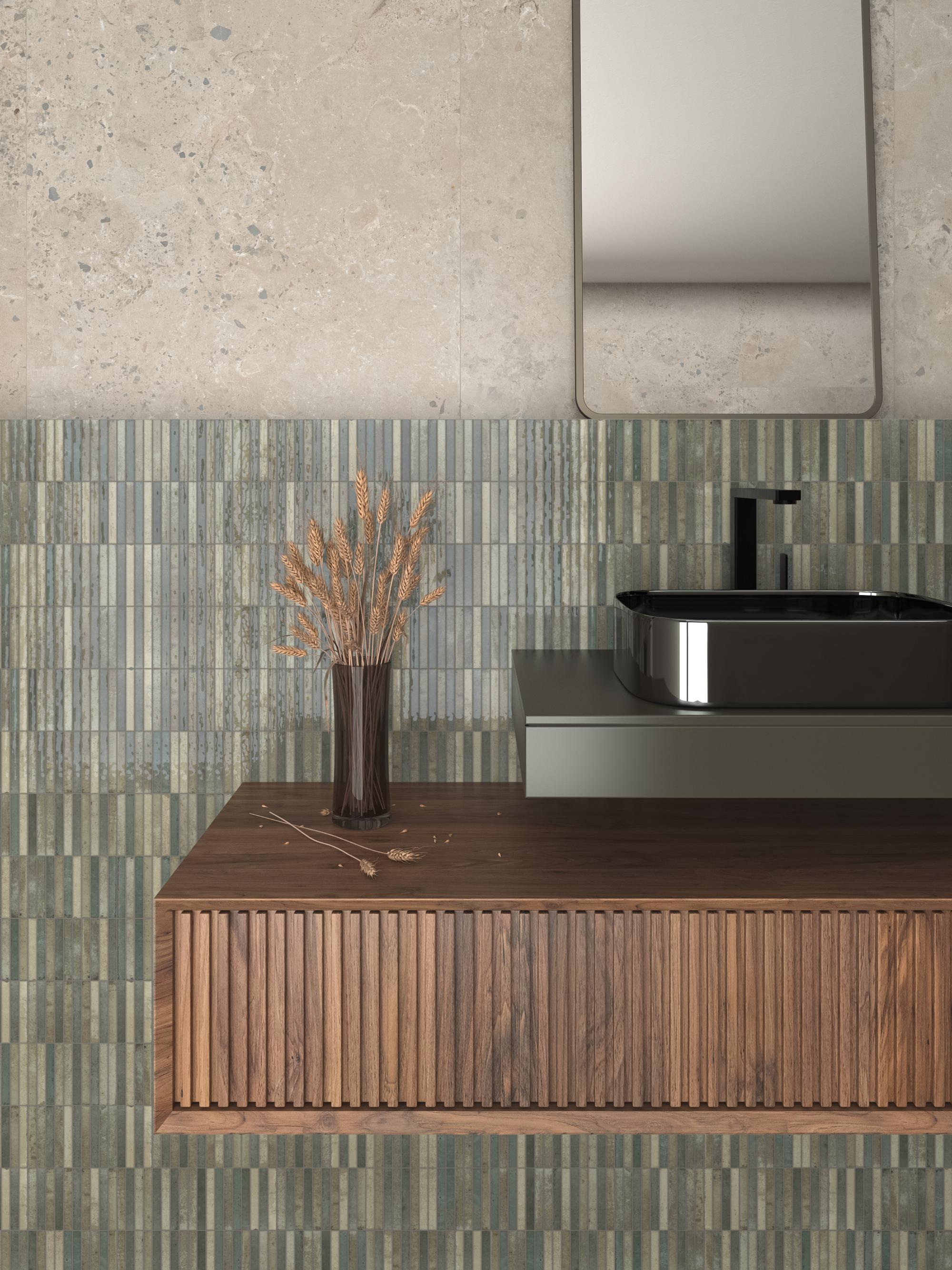 KIT KAT MOSAIC SHEET | MUSGO | 115X231MM