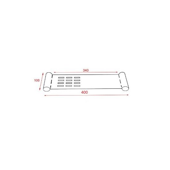 ESPERIA | STAINLESS STEAL | SHOWER SHELF