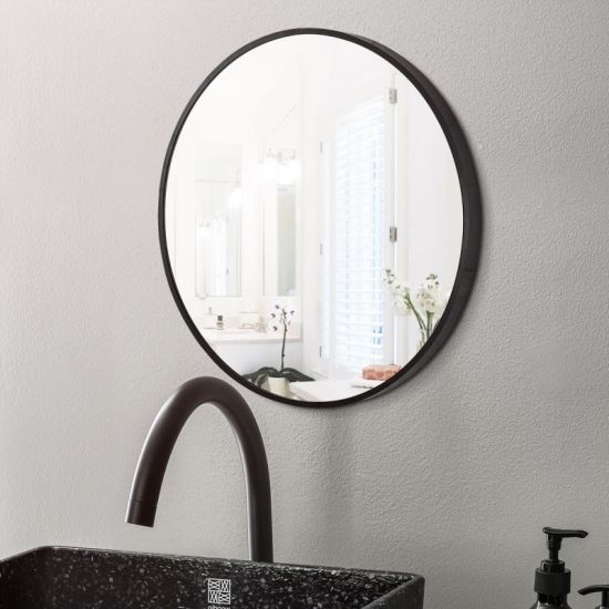BLACK FRAME | ROUND MIRROR