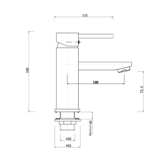PENTRO SERIES | BASIN MIXER