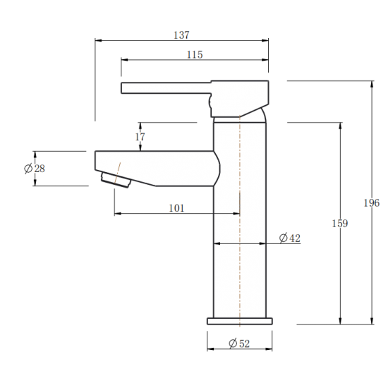LUCID | BASIN MIXER