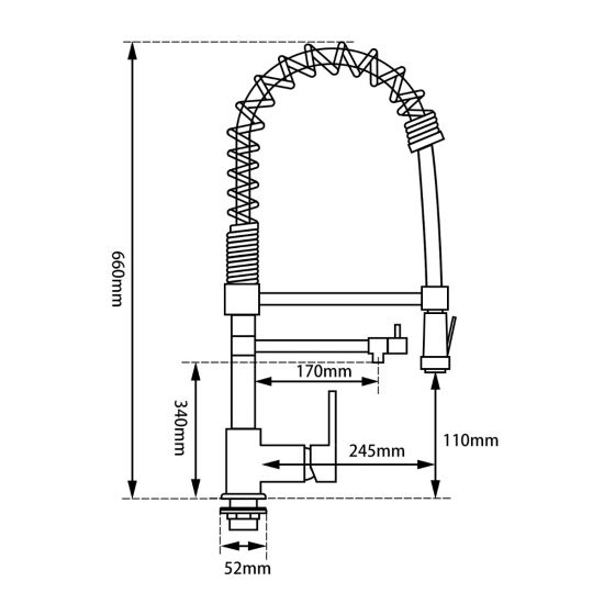 SPRING DOUBLE SPOUT | KITCHEN SINK MIXER