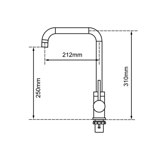 GOOSE NECK | KITCHEN SINK MIXER