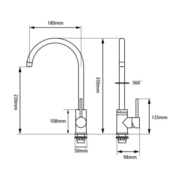 KITCHEN SINK MIXER | STANDARD
