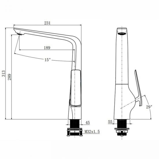 ESPERIA | KITCHEN SINK MIXER