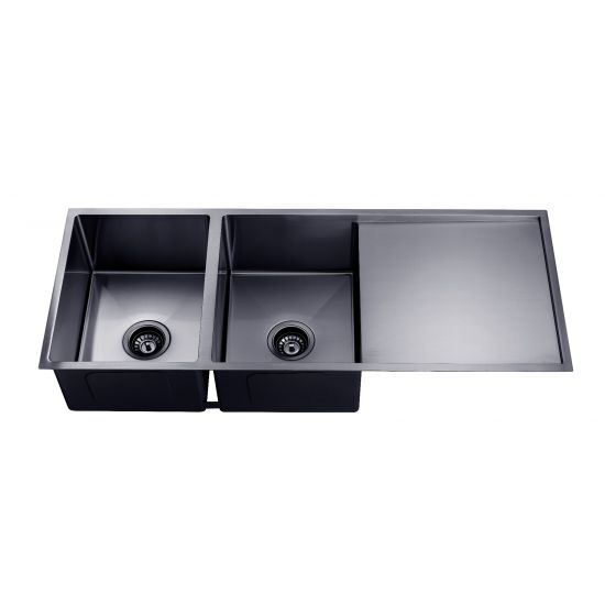 HAND MADE | 1160 DOUBLE BOWL WITH DRAINER