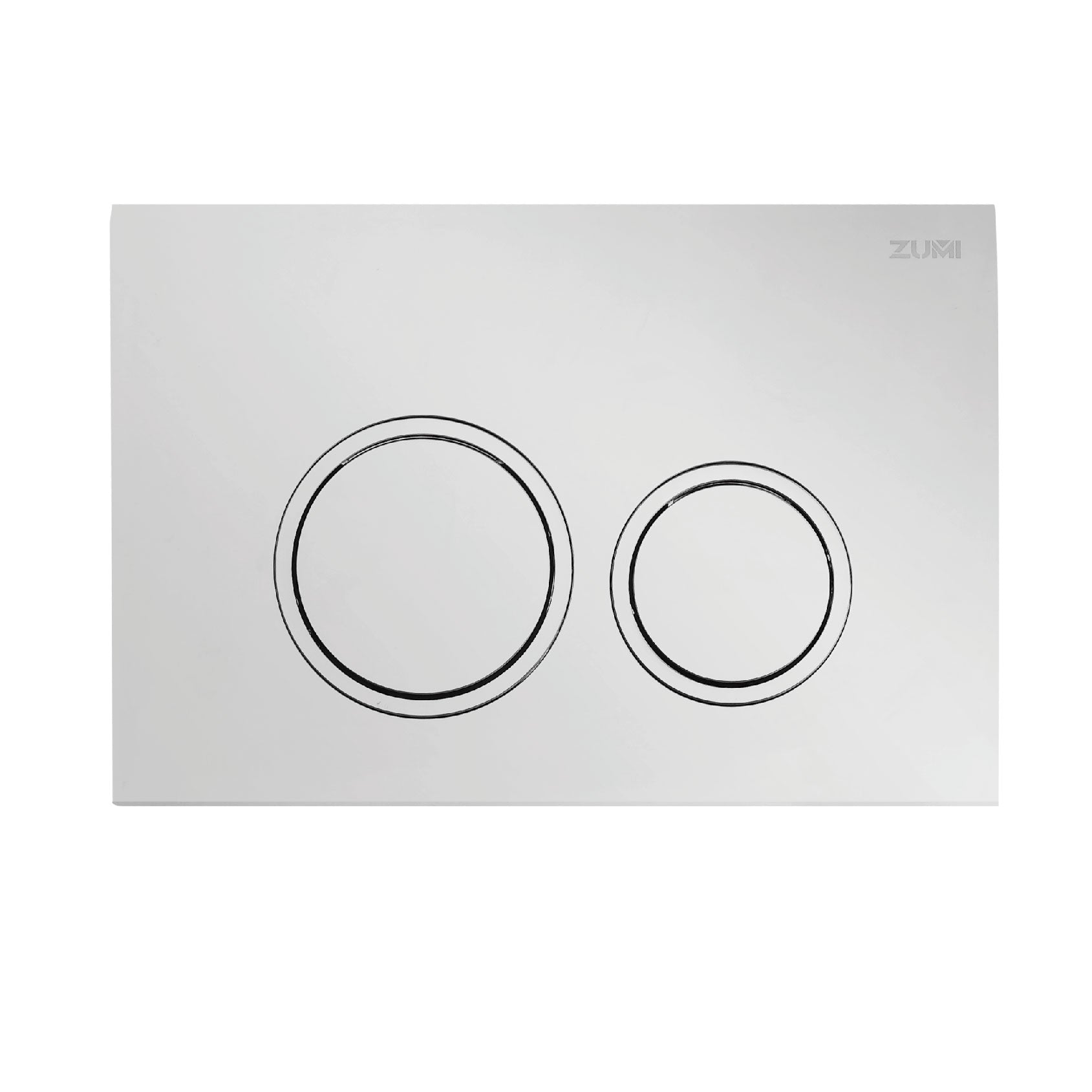 ROUND ABS | FLUSH BUTTON | MATT BLACK