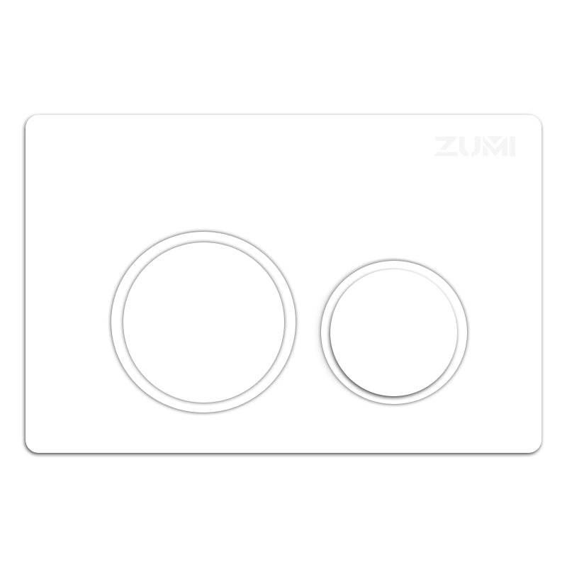 ROUND ABS | FLUSH BUTTON | MATT BLACK
