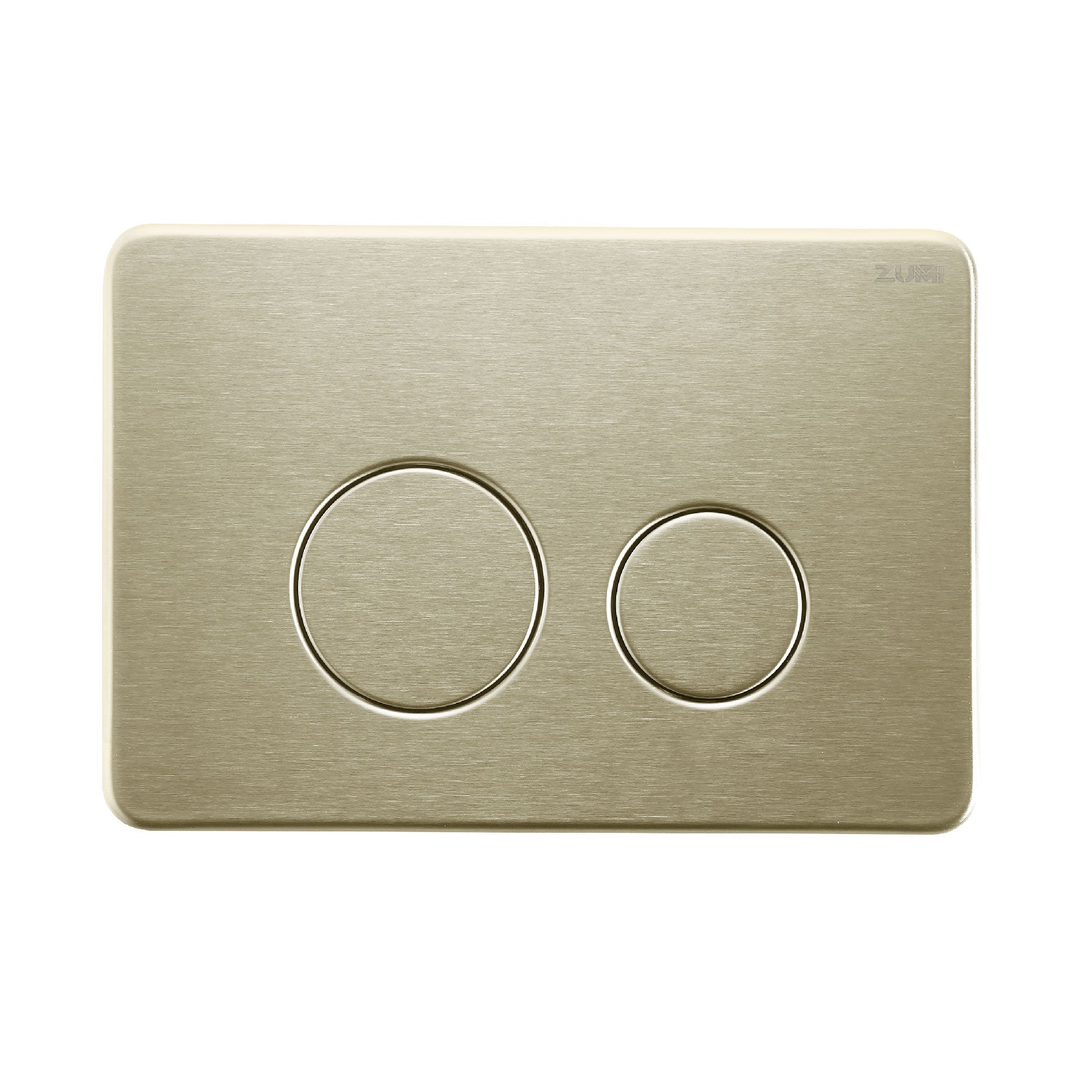 ROUND | STAINLESS STEEL | FLUSH BUTTON | BRUSHED NICKEL