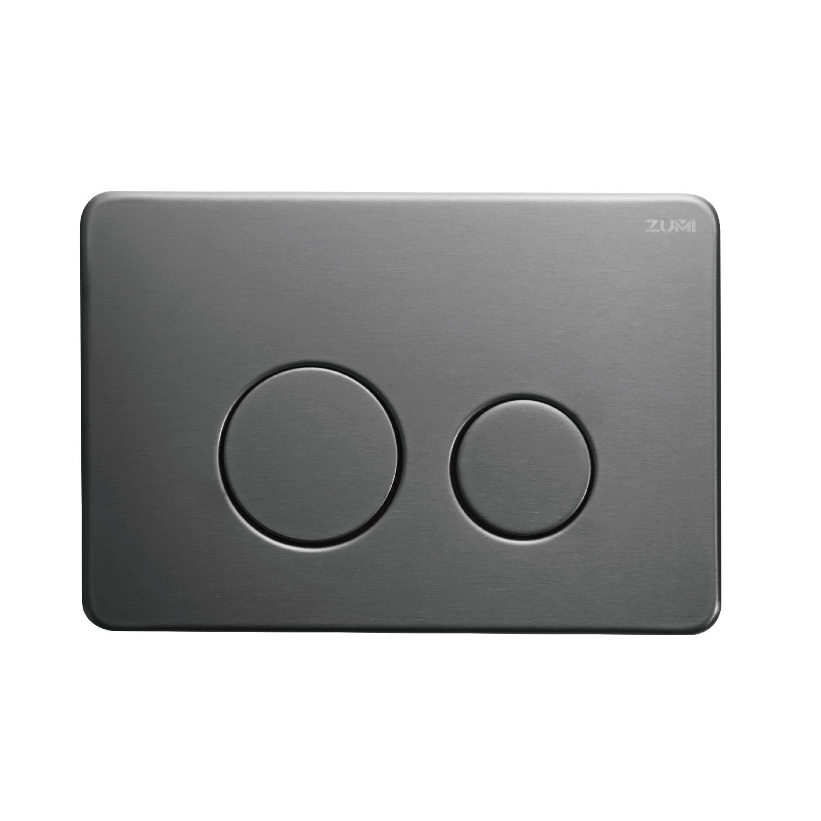 ROUND | STAINLESS STEEL | FLUSH BUTTON | BRUSHED NICKEL