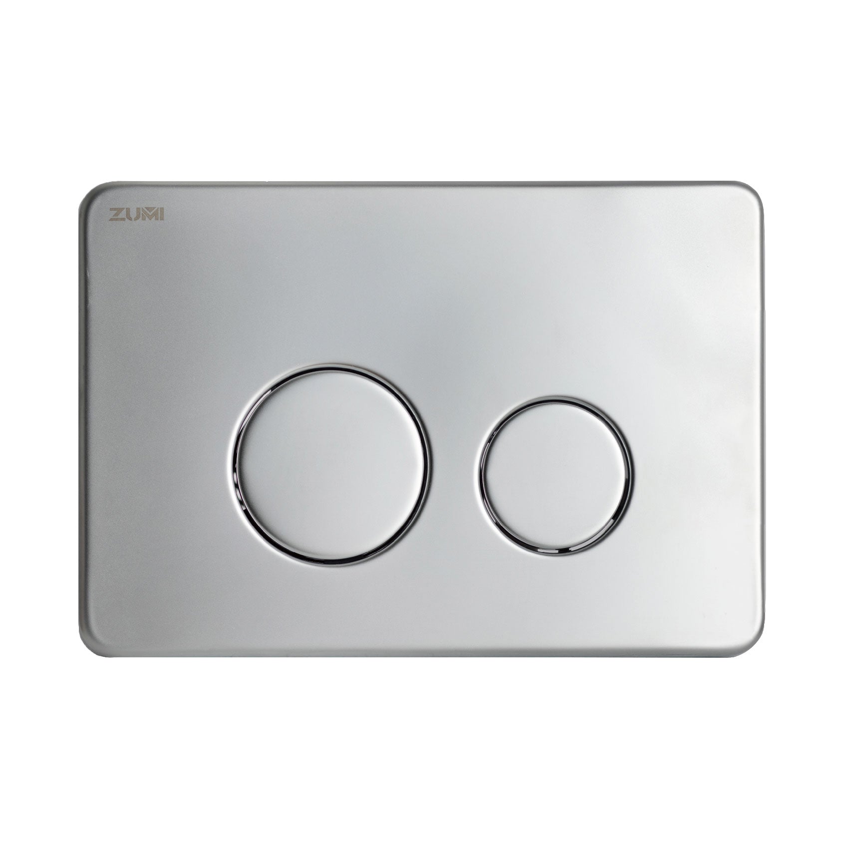 ROUND | STAINLESS STEEL | FLUSH BUTTON | BRUSHED NICKEL
