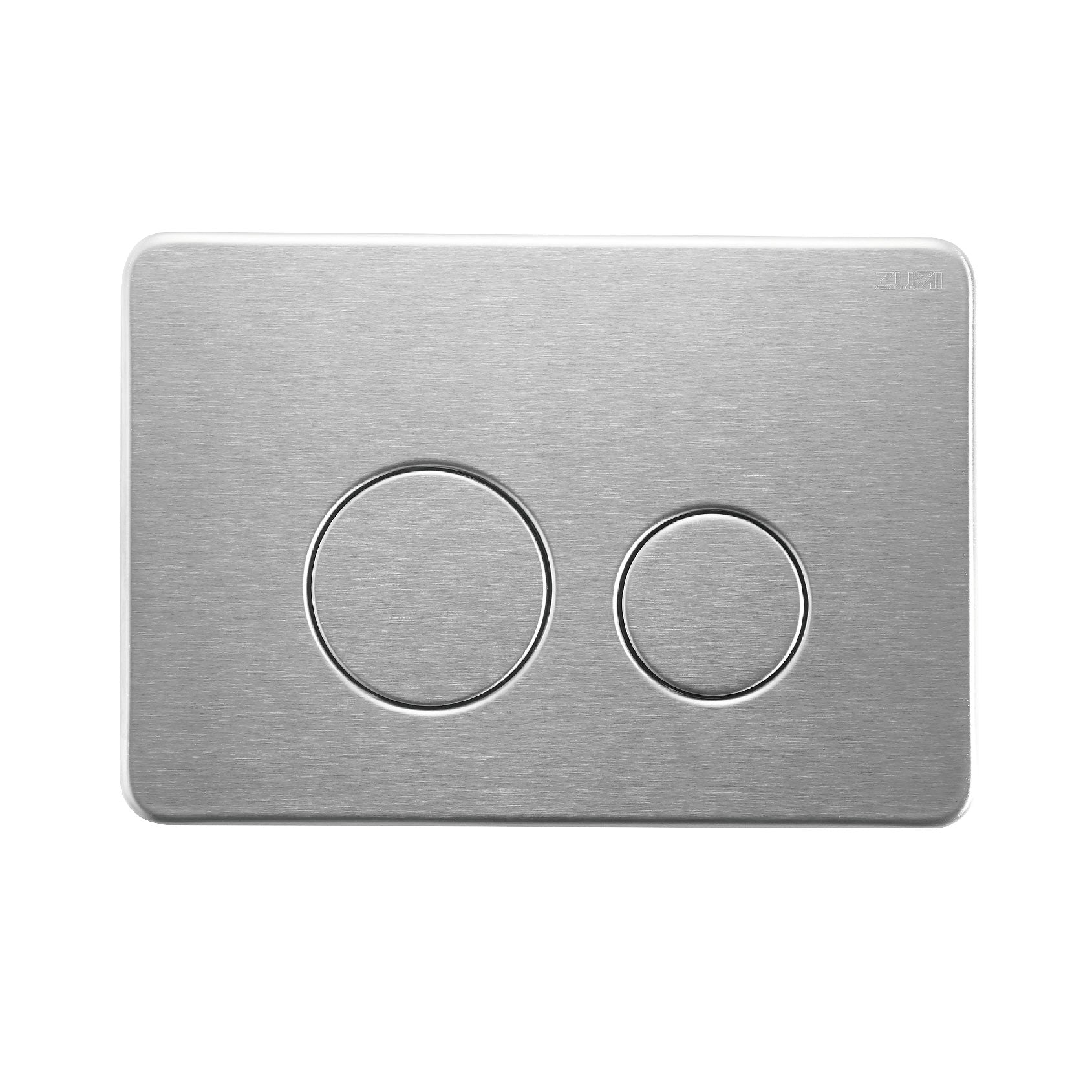 ROUND | STAINLESS STEEL | FLUSH BUTTON | BRUSHED NICKEL