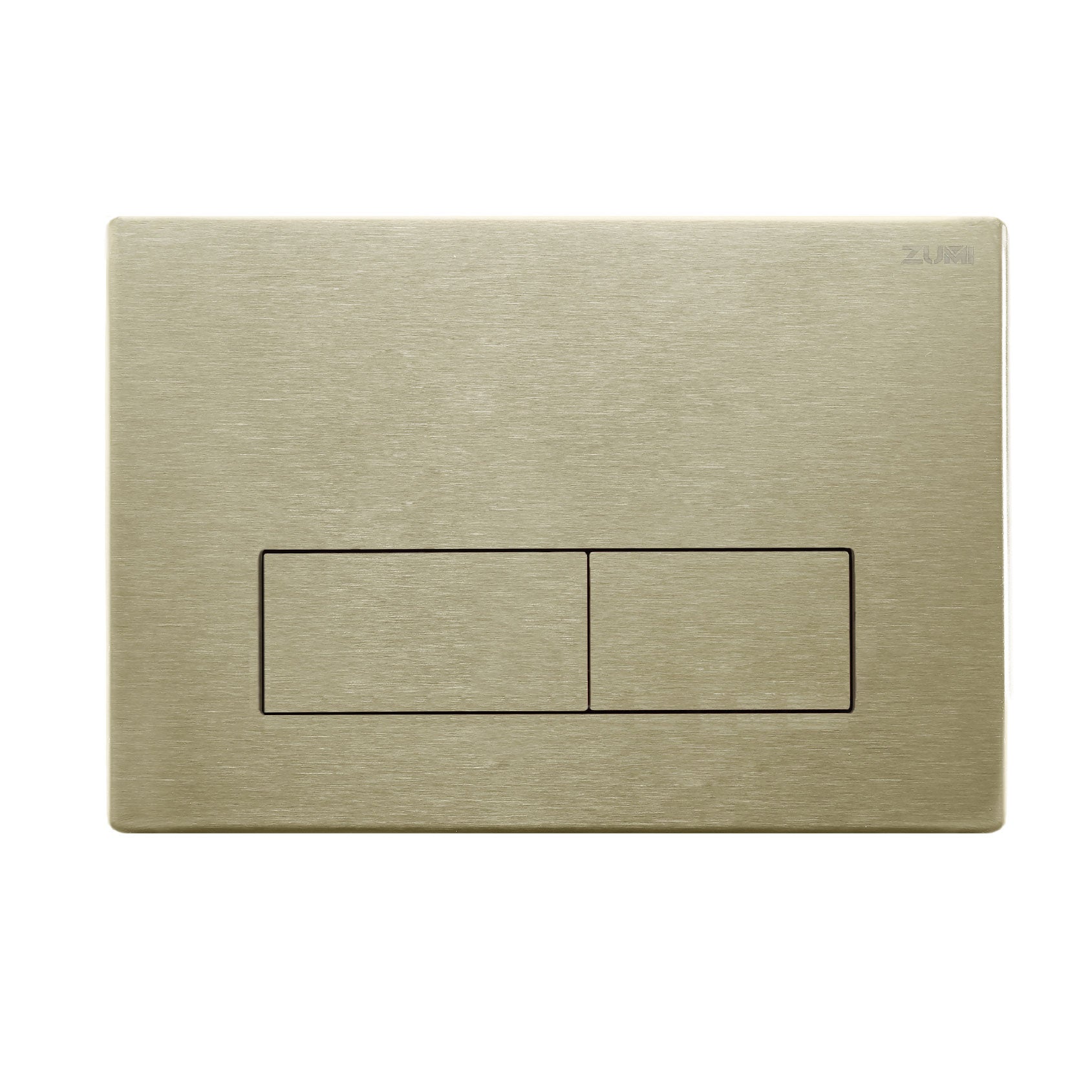 SLIM SQUARE | STAINLESS STEEL | FLUSH BOTTON | BRUSHED GOLD