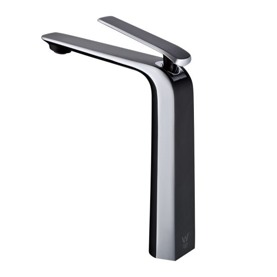 ESPERIA | TALL BASIN MIXER | MATT BLACK & CHROME