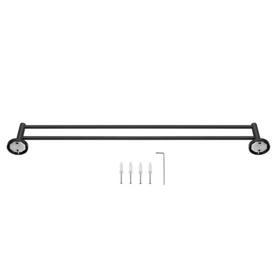 LUCID | DOUBLE TOWEL RAIL 800MM