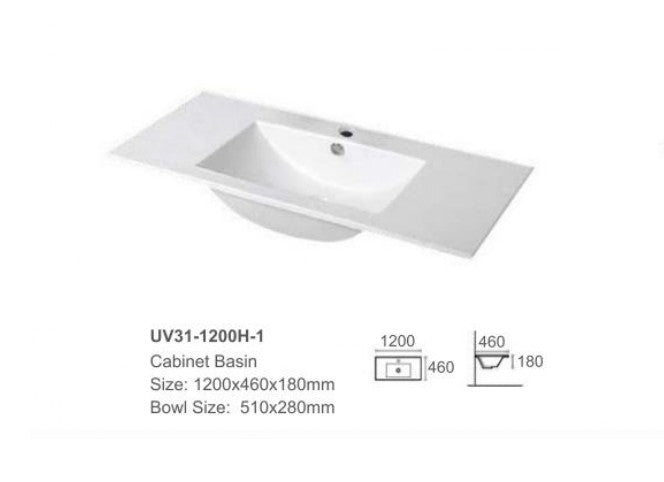 ELENA 1200MM WALL HUNG VANITY | CERAMIC TOP