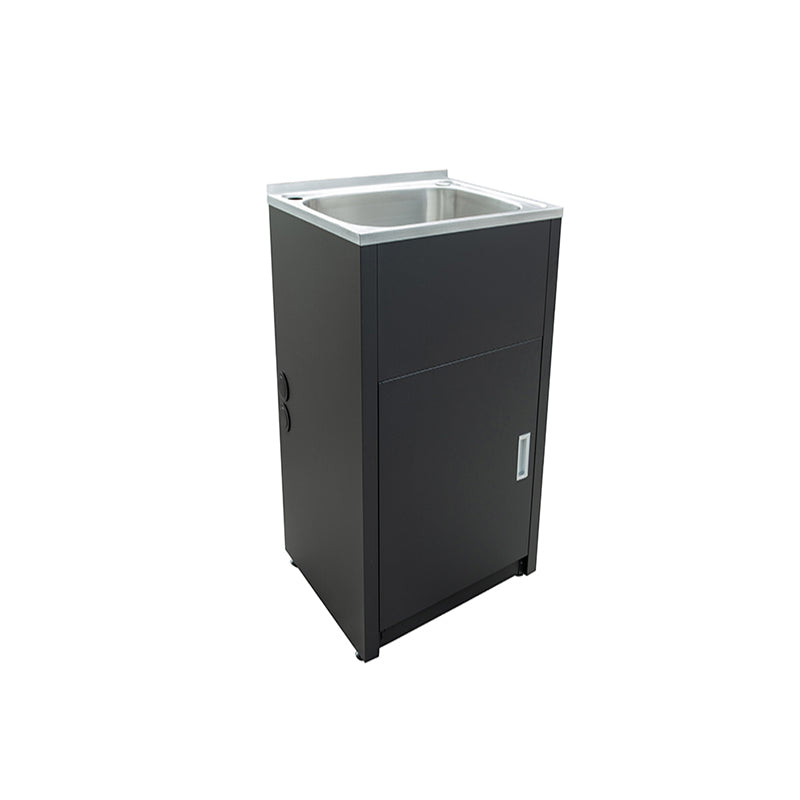35L Stainless Steel Laundry Trough - Matt Black