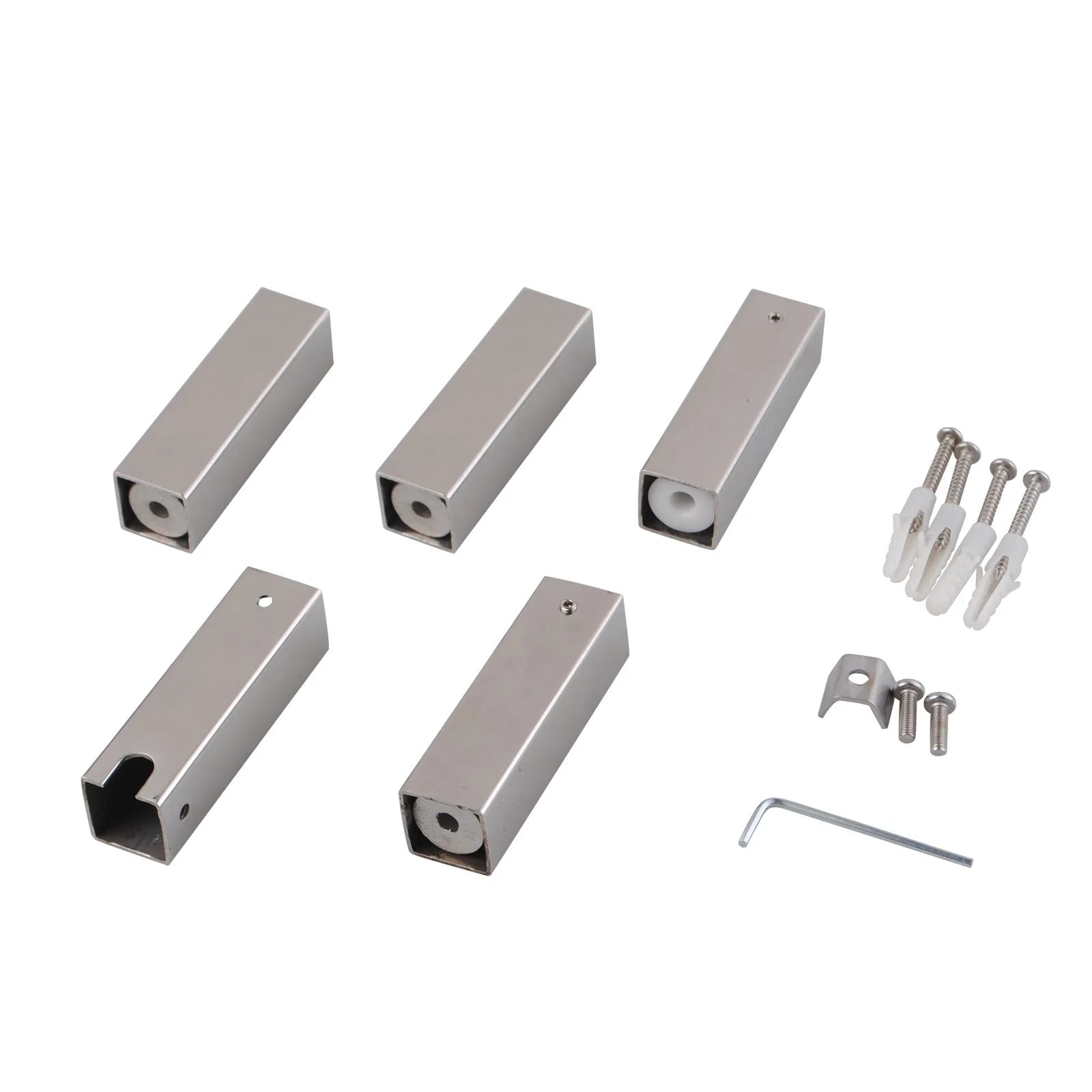 B&T World Electric Heated Towel Rail 4 Bars Chrome