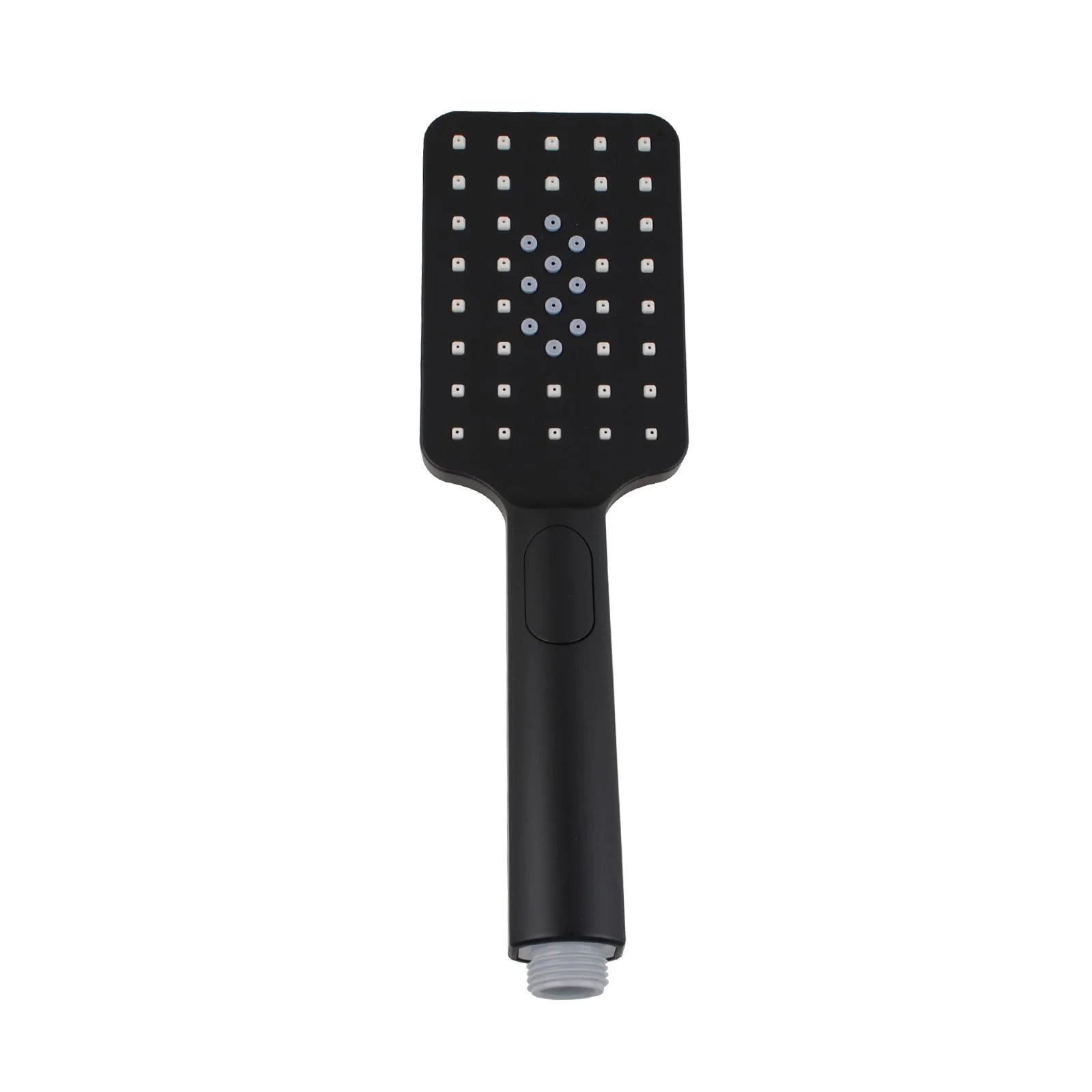 Matte black handheld shower installed Berwick bathroom