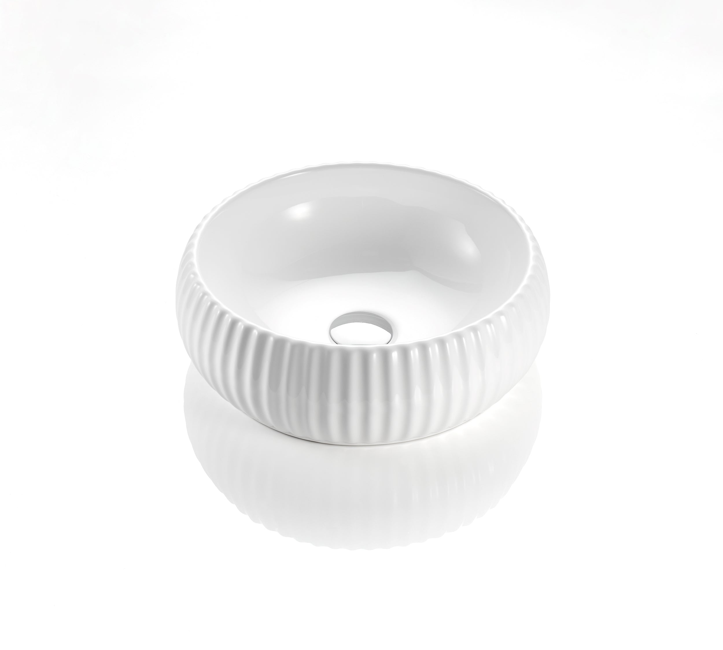 Round basin 400x400 - sleek and versatile design for modern bathroom spaces