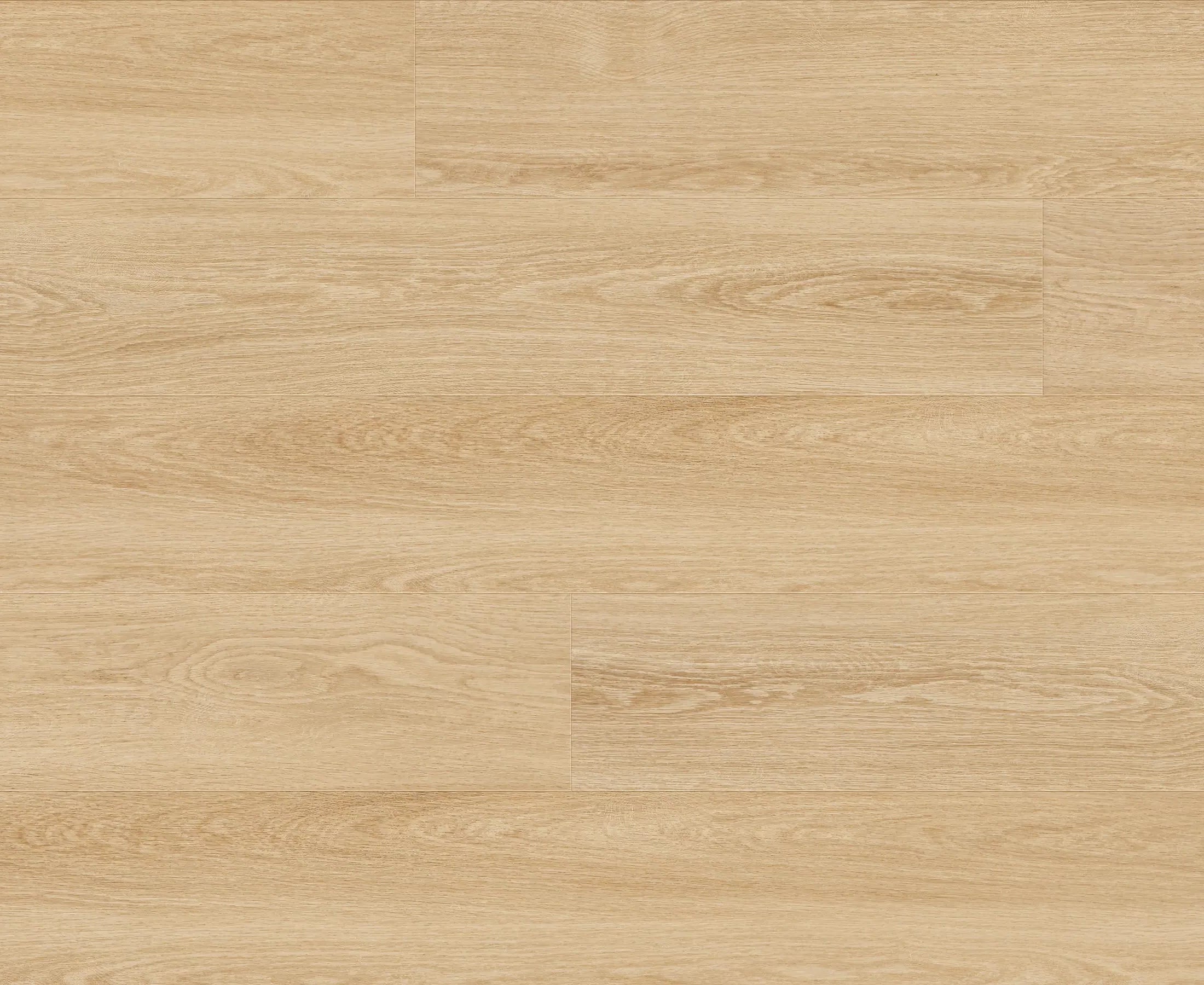 Light oak wood flooring planks with a natural grain pattern in warm beige and tan tones.