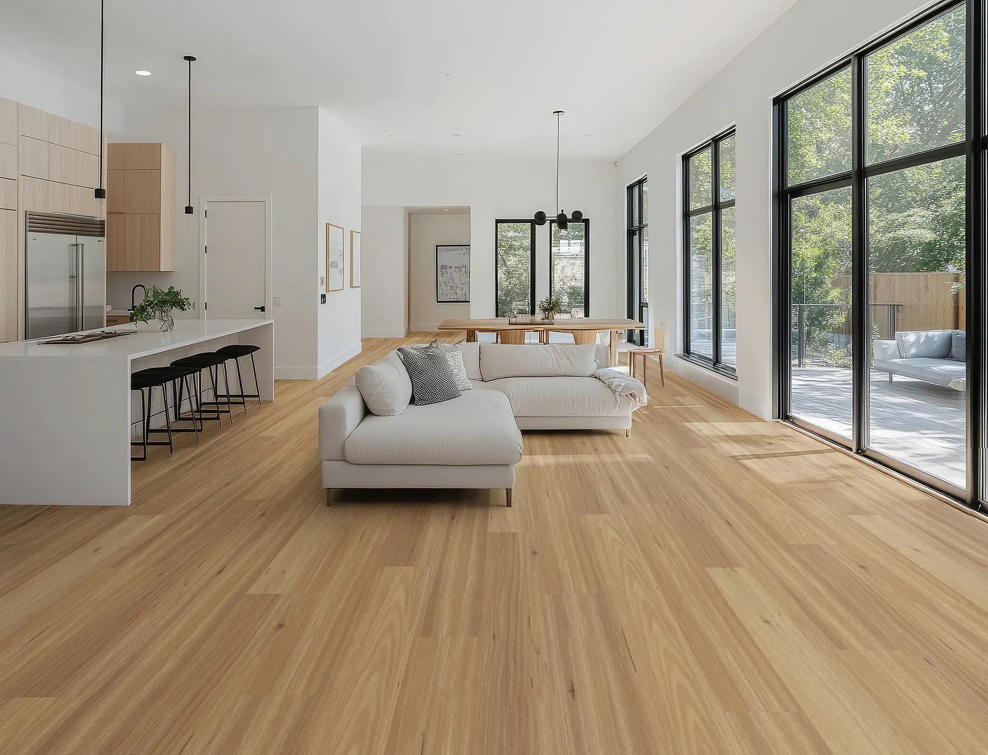 AQUASTONE SPC HYBRID FLOORING QLD BLACKBUTT 1830X230X7mm